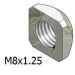 T-Slot Square Nuts For MiniTec Aluminum Extrusions