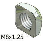 Electrically Conductive T-Slot Square Nuts For MiniTec Aluminum Extrusions