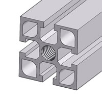 Pneumatic Cover Plate With Gasket For 90x90 Profile