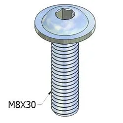 21.9986_M8X30_Button_Head_Flange_L