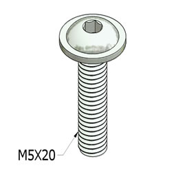 21.9955_M5X20_Button_Head_Flange_L