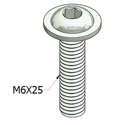 21.9966_M6X25_Button_Head_Flange_L