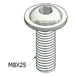 21.9985_M8X25_Button_Head_Flange_L