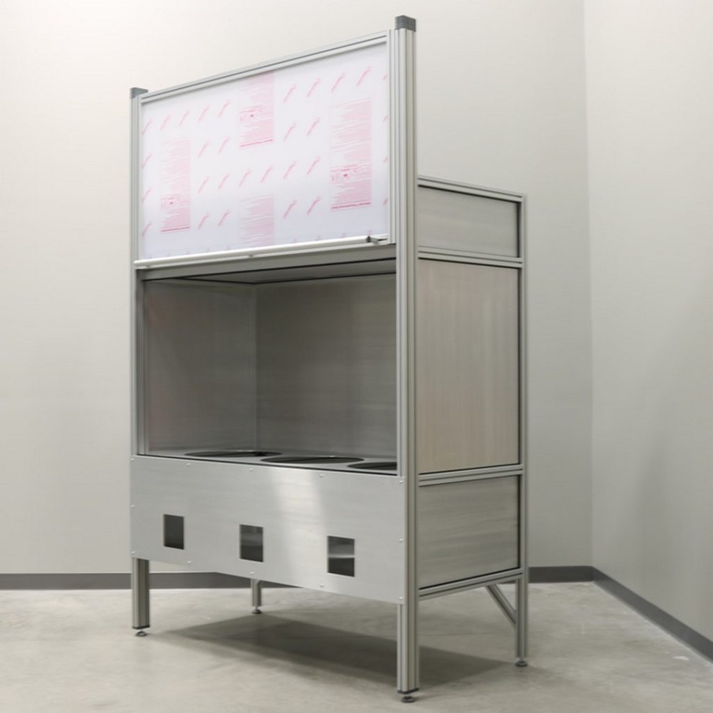 Enclosed Oven Worksation With Counter Weighted Door 3