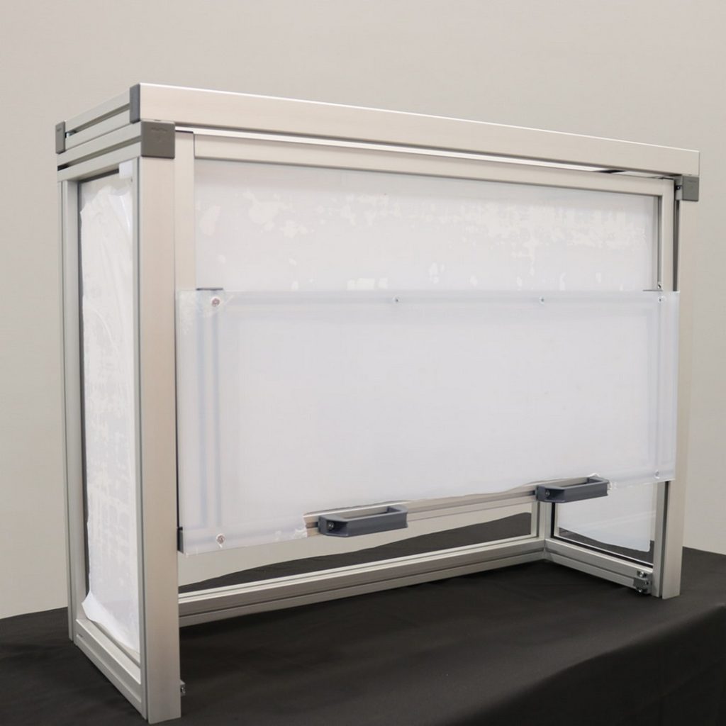 Enclosure With Pocket Door 2