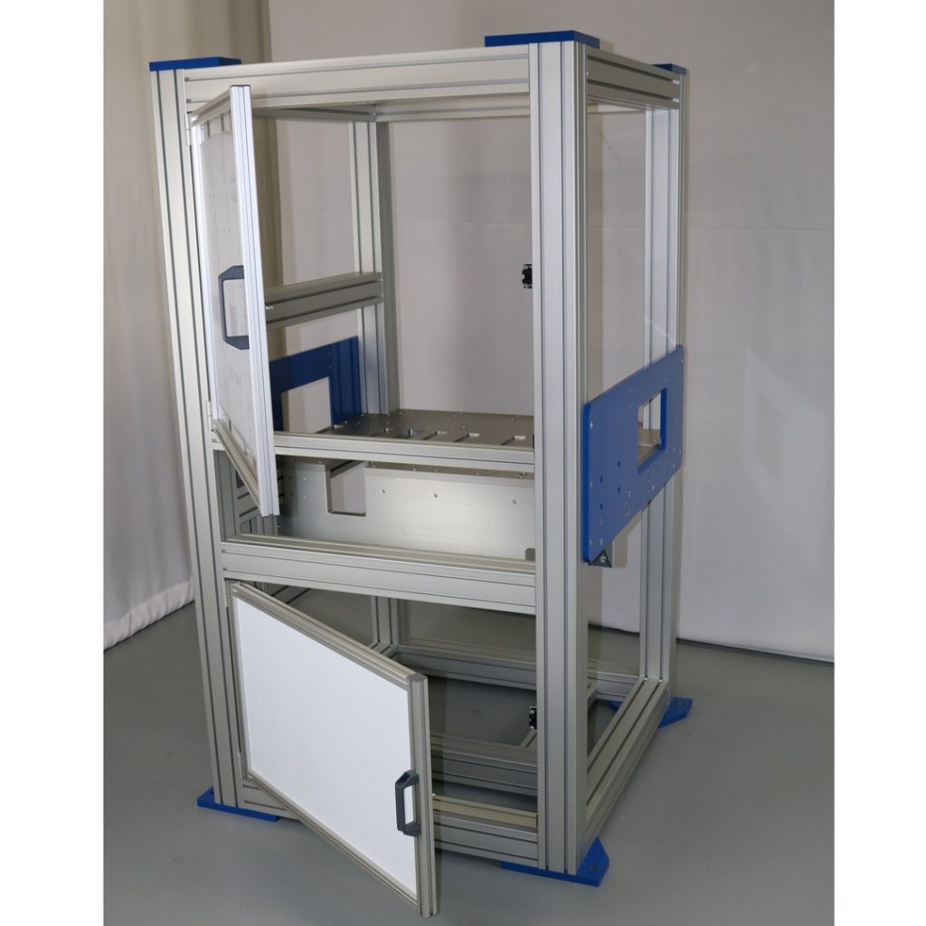 Heavy Duty Machine Enclosure Doors Open
