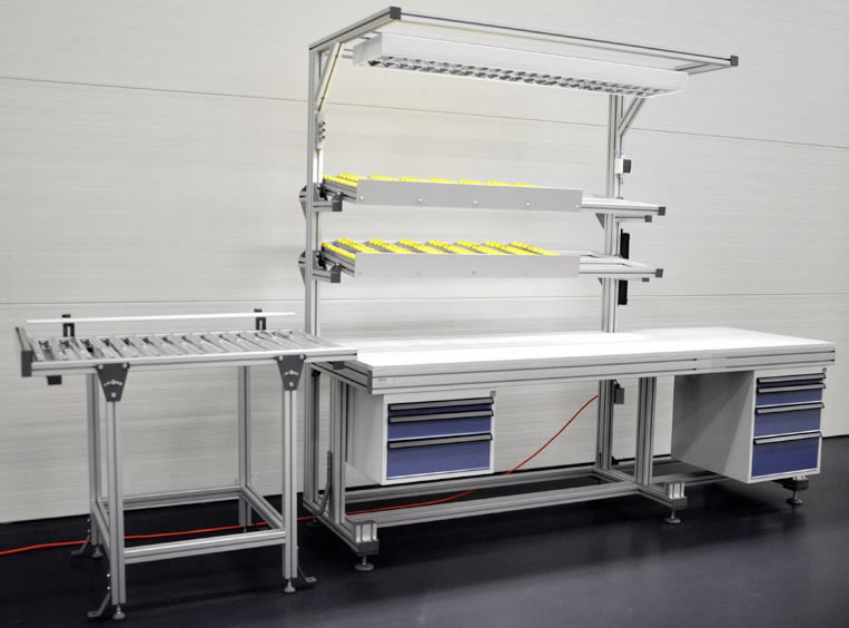 Kanban Workstation Conveyor Infeed