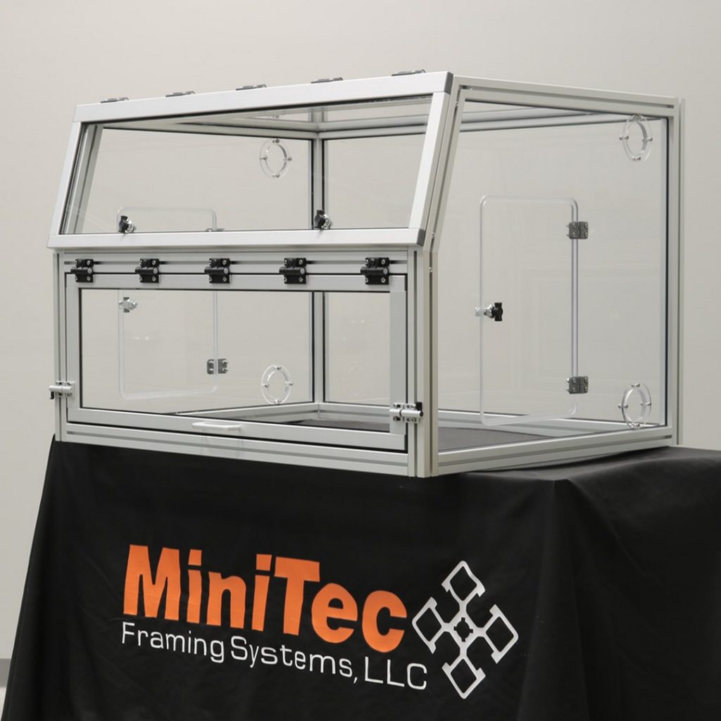 Lab Enclosure With Friction HInges 2