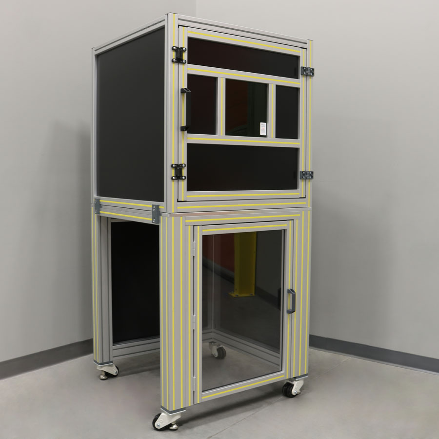 Laser Enclosure With Integrated Cart 3