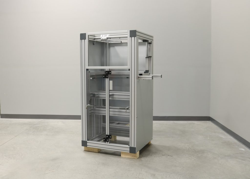 MACHINE FRAME WITH LINEAR SLIDE 1