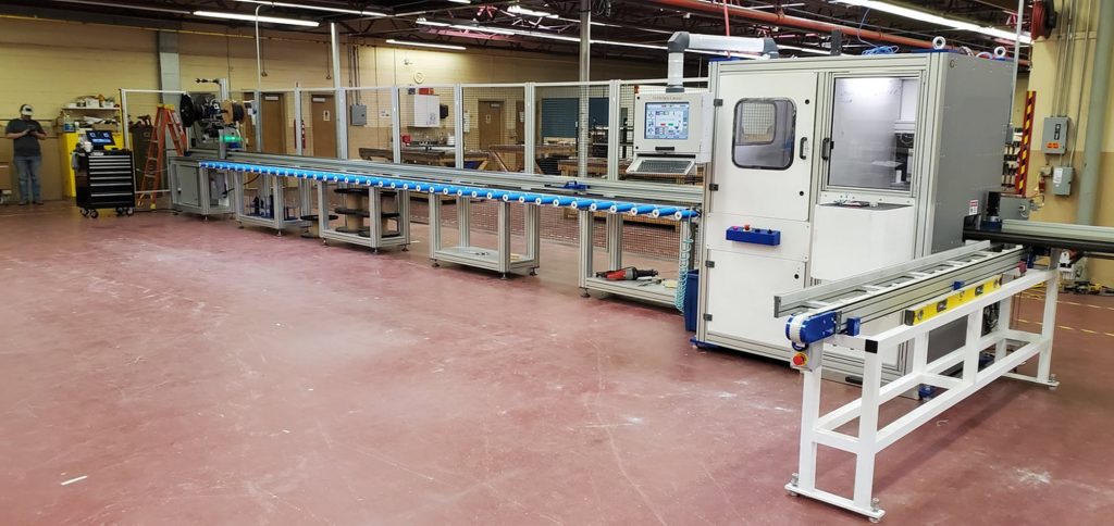 MACHINING CENTER WITH TIMING BELT INFEED 2