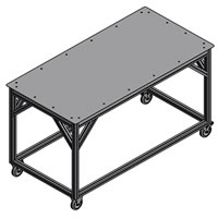SP050313 MED HEAVY DUTY TABLE L200x200