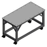 SP050413 HEAVY SHOP TABLE L200x200