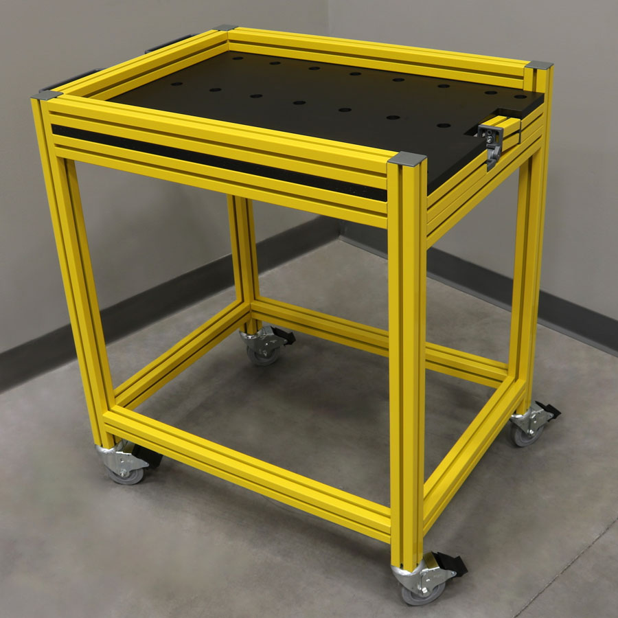 Safety Yellow Shop Cart 1