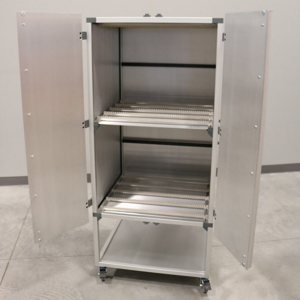 Vertical Glass Storage Enclosure 3