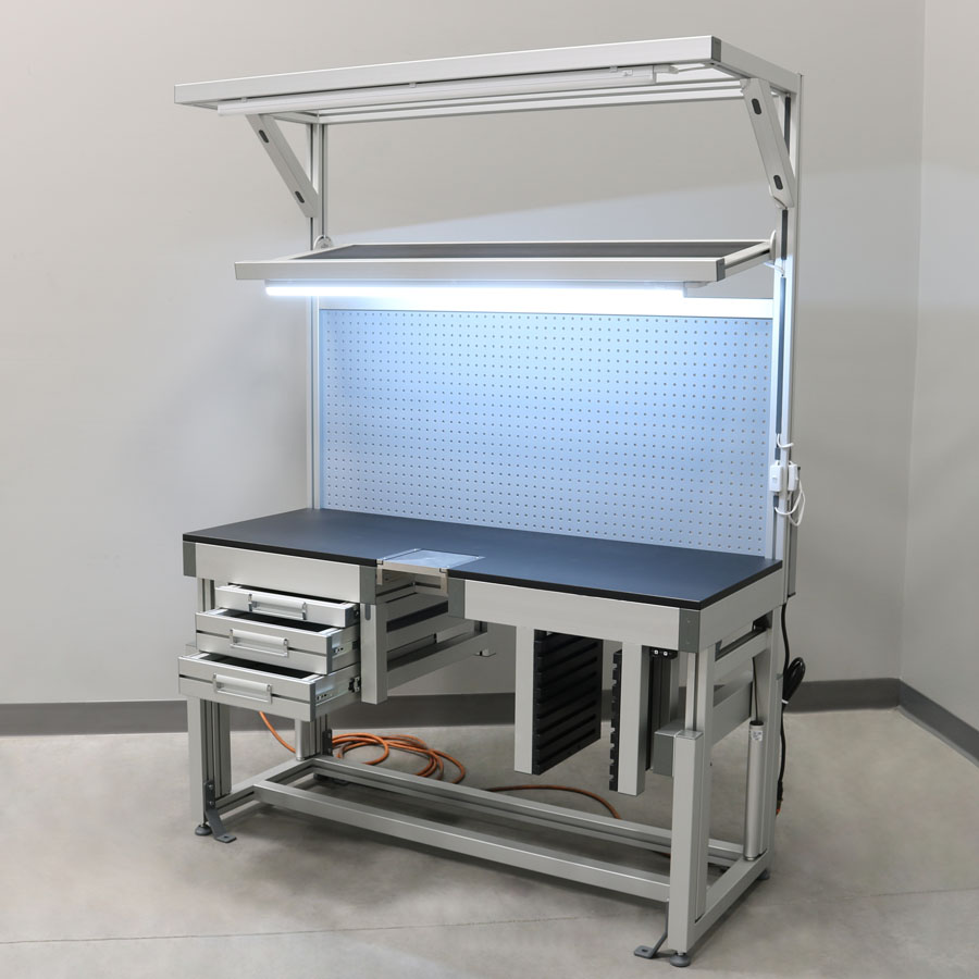 Work Station With Fixture Plate Dock 1